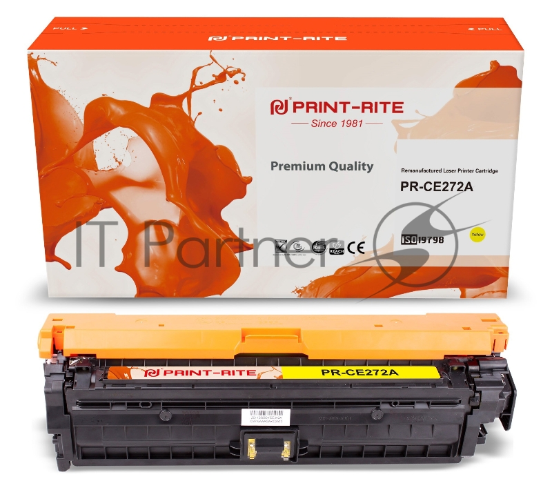 Картридж лазерный Print-Rite TRH863CPU1J PR-CE272A CE272A желтый (15000стр.) для HP LJ Ent CP5525