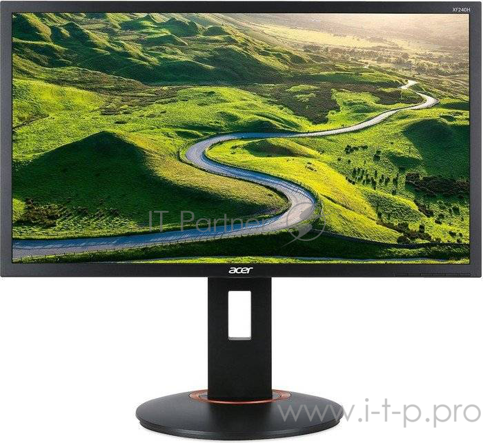 МОНИТОР 24 Acer XF240Hbmjdpr Black/orange (LED, Wide, 1920 x1080, 1 ms , 170°/160°, 350 cd/m, 100`0