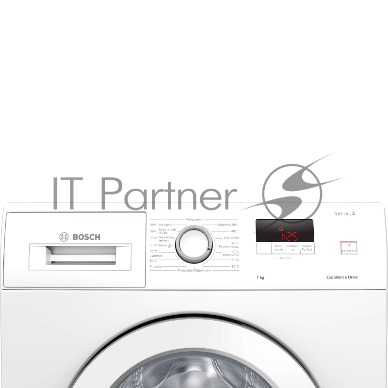 Фронтальная загрузка, 7 кг,1000 об/мин, Габариты: 84.8x59.8x54.6 см, белая , панель на польском языке EcoSilence Drive