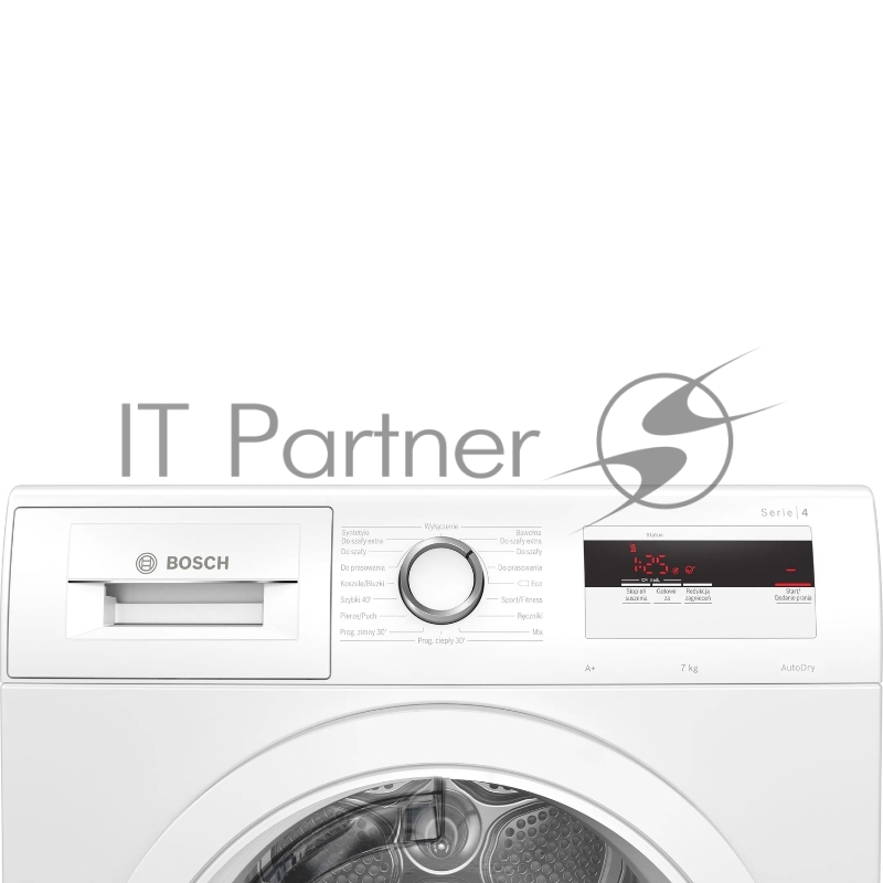 Сушильная машина Bosch WTH850F7PL, белый