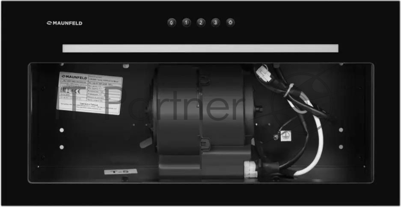 Кухонная вытяжка MAUNFELD Crosby Hardy 1000Push черный