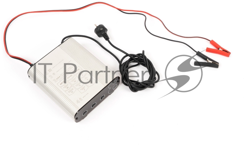 248 Компактное автоматическое зарядное устройство для аккумуляторов (АКБ), заряжает все типы свинцово-кислотных АКБ, включая автомобильные. Ток заряда до 8А. IP 50.