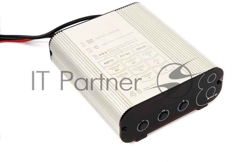 248 Компактное автоматическое зарядное устройство для аккумуляторов (АКБ), заряжает все типы свинцово-кислотных АКБ, включая автомобильные. Ток заряда до 8А. IP 50.