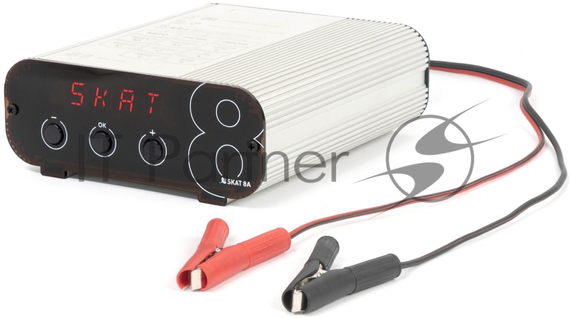 248 Компактное автоматическое зарядное устройство для аккумуляторов (АКБ), заряжает все типы свинцово-кислотных АКБ, включая автомобильные. Ток заряда до 8А. IP 50.