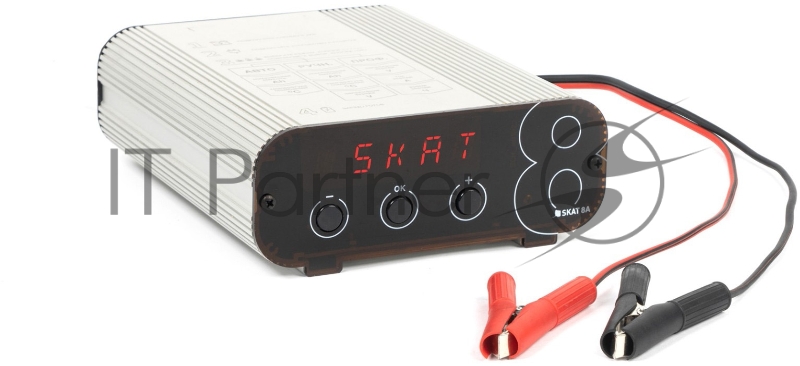 248 Компактное автоматическое зарядное устройство для аккумуляторов (АКБ), заряжает все типы свинцово-кислотных АКБ, включая автомобильные. Ток заряда до 8А. IP 50.