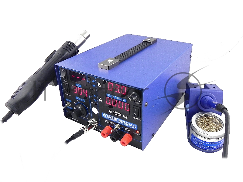 Паяльная станция ELEMENT 853D со встроенным блоком питания 15V 2A