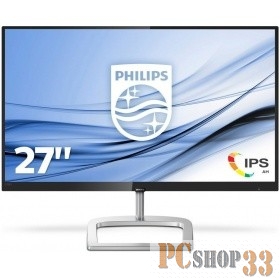МОНИТОР 27 PHILIPS 276E9QJAB/00 Black-Silver (IPS, LED, 1920x1080, 5 ms, 178°/178°, 250 cd/m, 20M:1