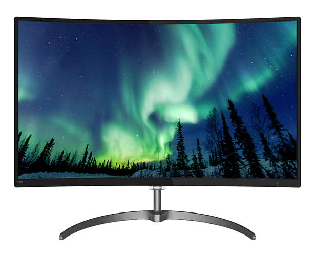 МОНИТОР 27 PHILIPS 278E8QJAB/00(01) Black (VA, изогнутый, LED, 1920x1080, 4 ms, 178°/178°, 250 cd/m