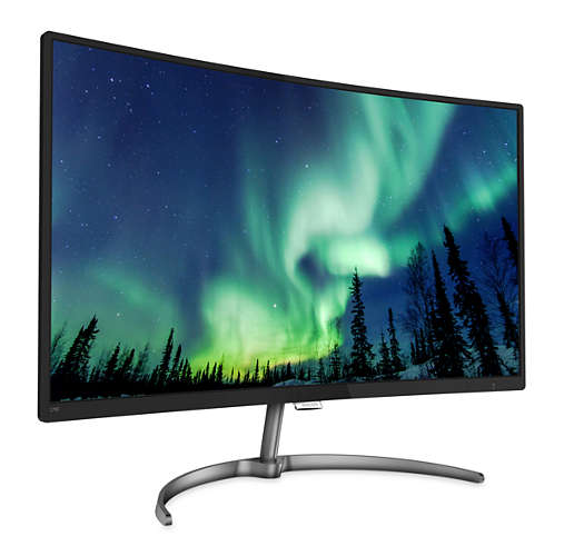 МОНИТОР 27 PHILIPS 278E8QJAB/00(01) Black (VA, изогнутый, LED, 1920x1080, 4 ms, 178°/178°, 250 cd/m