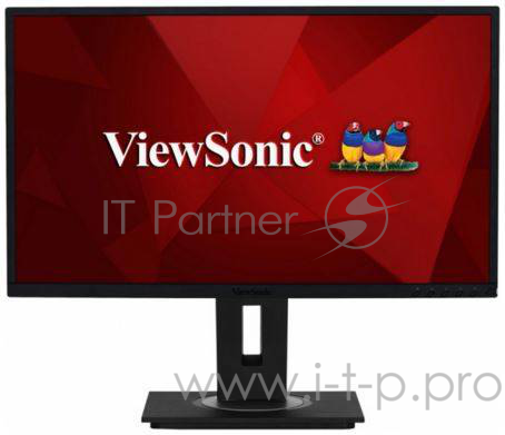 МОНИТОР 27 Viewsonic VG2748 Black с поворотом экрана (IPS, LED, 1920x1080, 5 ms, 178°/178°, 300 cd/