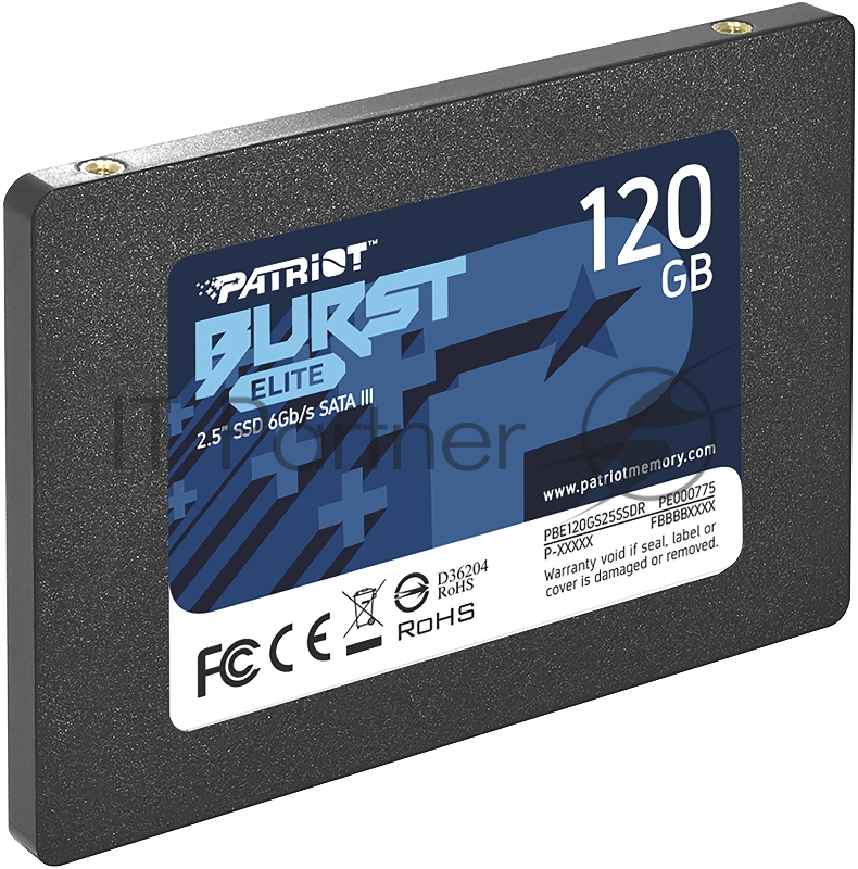 SSD накопитель Patriot SATA2.5 120GB BURST PBE120GS25SSDR PATRIOT