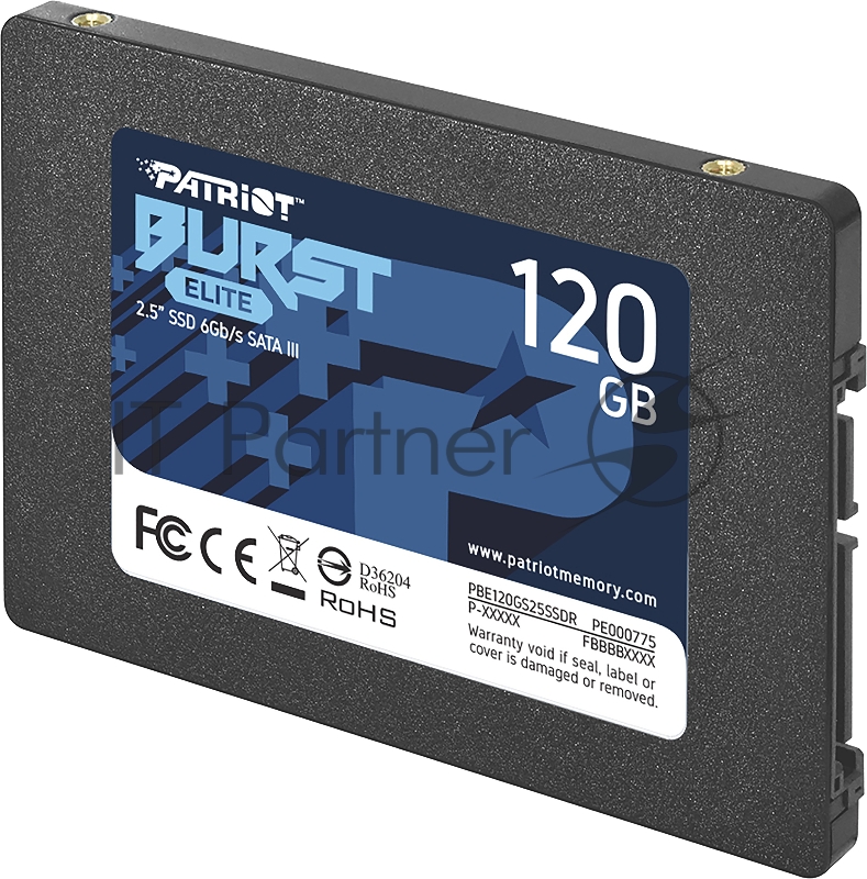 SSD накопитель Patriot SATA2.5 120GB BURST PBE120GS25SSDR PATRIOT