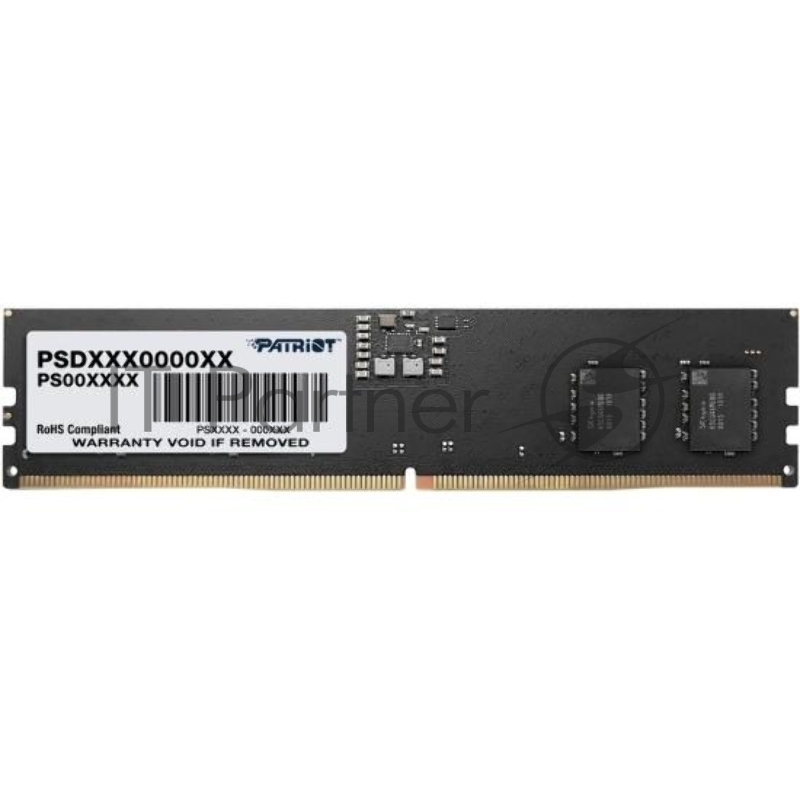 Модуль памяти Patriot Signature Series DDR5 16GB (1 x 16GB) 4800MHz UDIMM Single