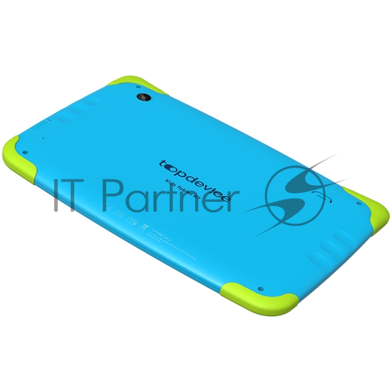 Планшет Topdevice Kids Tablet K7, 7.0 (1024x600) IPS display, Android 11 (Go edition) + HMS apps, up to 1.8GHz 4-core RK3566, 2/16GB, BT 4.1, WiFi, USB-C, microSD card slot, 0.3MP front cam + 2.0MP rear cam, 3000mAh bat, Blue