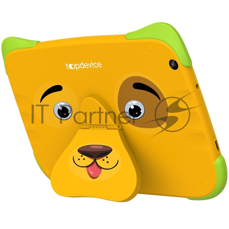 Планшет Topdevice Kids Tablet K8, 8.0 (1280x800) IPS display, Android 11 (Go edition) + HMS apps, up to 1.8GHz 4-core RK3566, 2/32GB, BT 4.1, WiFi, USB-C, microSD card slot, 0.3MP front cam + 2.0MP rear cam, 4000mAh bat, orange