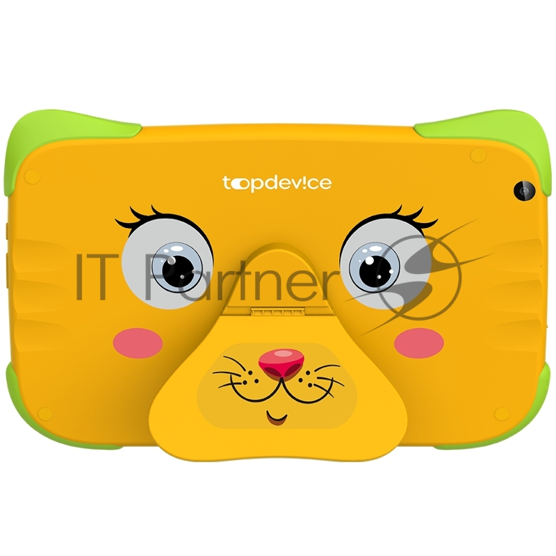 Планшет Topdevice Kids Tablet K8, 8.0 (1280x800) IPS display, Android 11 (Go edition) + HMS apps, up to 1.8GHz 4-core RK3566, 2/32GB, BT 4.1, WiFi, USB-C, microSD card slot, 0.3MP front cam + 2.0MP rear cam, 4000mAh bat, orange