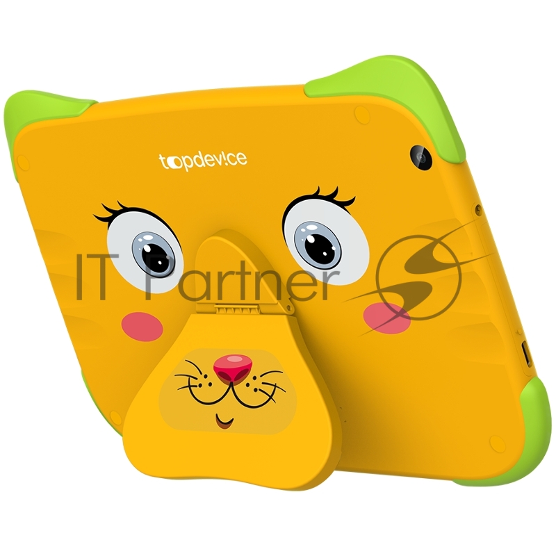 Планшет Topdevice Kids Tablet K8, 8.0 (1280x800) IPS display, Android 11 (Go edition) + HMS apps, up to 1.8GHz 4-core RK3566, 2/32GB, BT 4.1, WiFi, USB-C, microSD card slot, 0.3MP front cam + 2.0MP rear cam, 4000mAh bat, orange