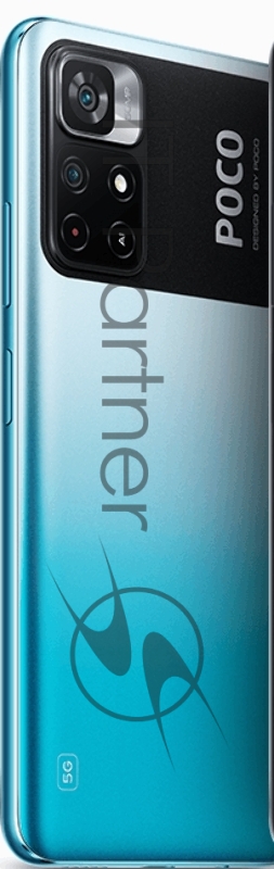 Смартфон Xiaomi POCO M4 Pro Cool Blue (21091116AG), 6.6 20:9 1080 x 2400, 2.4GHz, 8 Core, 6 GB, 128 GB, 1 ТБ, 50 МП + 8 МП + 16 МП/16Mpix, 2 Sim, 2G, 3G, LTE, BL v5.1, WiFi 802.11 a/b/g/n/ac, NFC, A-GPS, GALILEO, BEIDOU, GLONASS, GPS, Type-C, 5000 mA