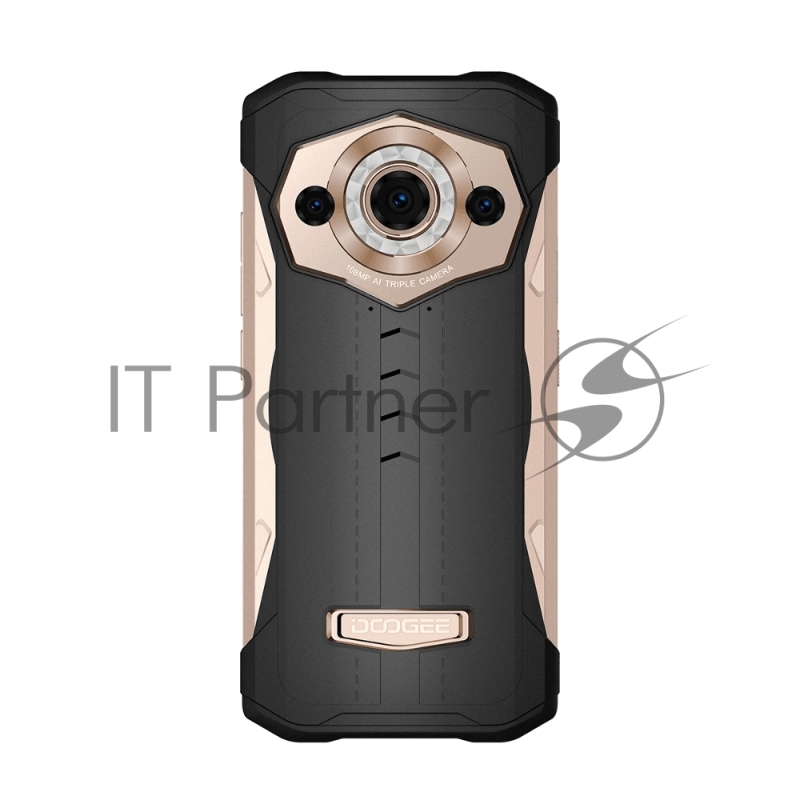 Смартфон Doogee S99 Sunshine Gold, 6.3 1080x2340, 2x2,1 ГГц+ 6x2,0 ГГц, 8 Core, 8GB RAM, 128GB, 1 ТБ, 108 МП+ 64 МП + 16 МП/32Mpix, 2 Sim, 2G, 3G, LTE, BL v5.1, Wi-Fi, NFC, GPS, Type-C, 6000mAh, Android 12, 310г, 172 ммx82 ммx15,5 мм