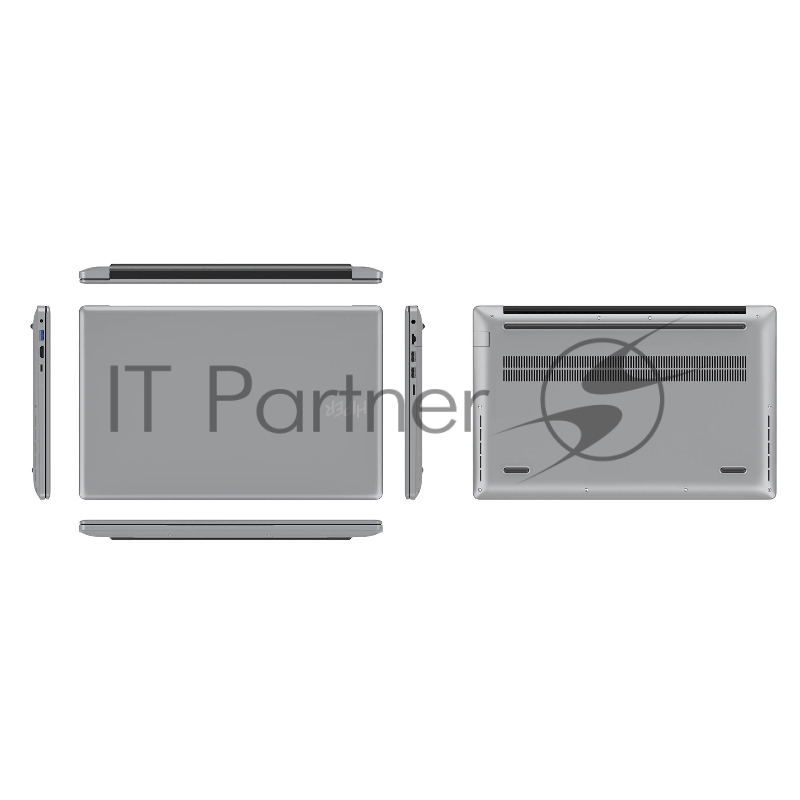 Ноутбук/ HIPER DZEN 15.6(1920x1080 (матовый) IPS)/Intel Core i5 1135G7(2.4Ghz)/8192Mb/256SSDGb UHD Graphics/Cam/BT/WiFi/43.8WHr/w 1y/1.7kg/Silver/DOS + Metall Body, подстветка клав.