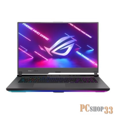 Ноутбук ASUS ROG Strix SCAR 17 G713RS-KH021 AMD Rysen R9 6900HX/16Gb/1TB SSD/17.3 FHD 1920х1080 360HZ/ RTX 3080 Laptop GPU 8Gb/WiFi6/BT/Cam/ROG backpack/No OS /3Kg/Eclipse Gray/RU_EN_KEYBOARD