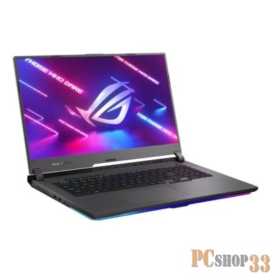 Ноутбук ASUS ROG Strix SCAR 17 G713RS-KH021 AMD Rysen R9 6900HX/16Gb/1TB SSD/17.3 FHD 1920х1080 360HZ/ RTX 3080 Laptop GPU 8Gb/WiFi6/BT/Cam/ROG backpack/No OS /3Kg/Eclipse Gray/RU_EN_KEYBOARD