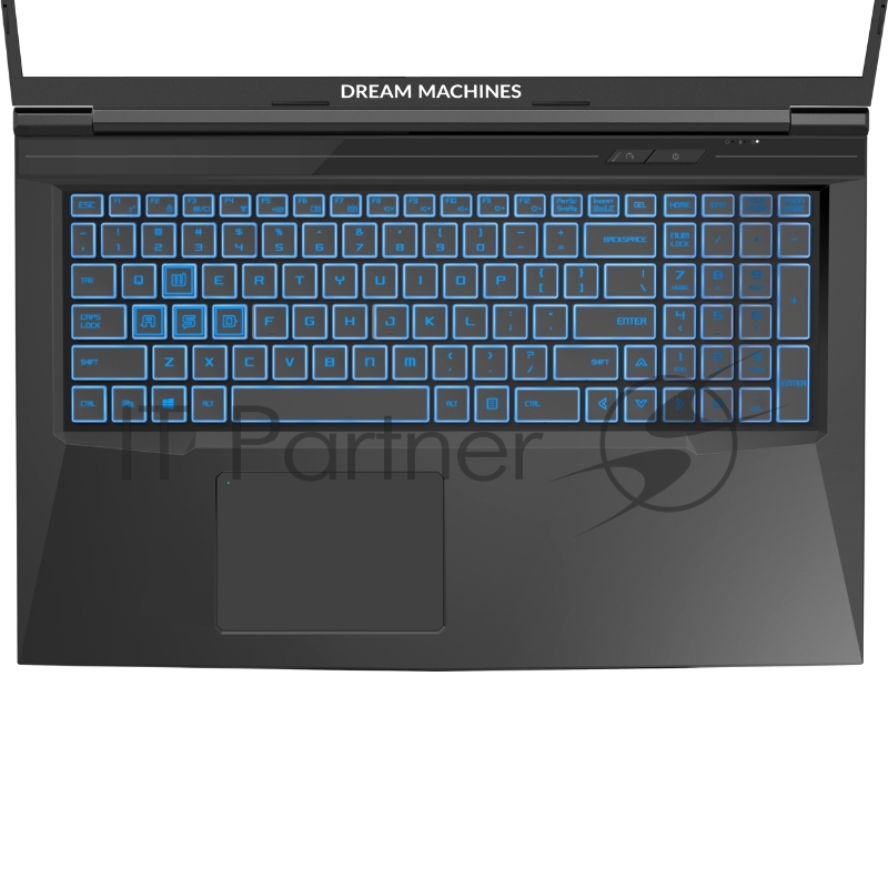 Ноутбук/ Dream Machines RG3060-17EU38 17.3(1920x1080 WVA 144Hz)/Intel Core i7 12700H(2.3Ghz)/16384Mb/1024SSD GeForce RTX3060(6144Mb)/Cam/BT/WiFi/62 1y/2.5kg/black/noOS + 180W, RU kbd