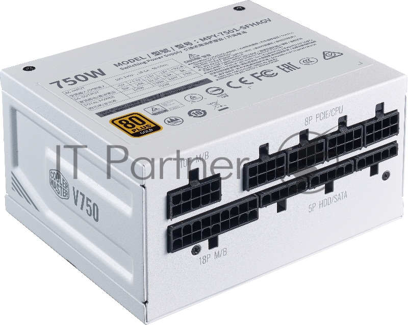 Power Supply Cooler Master V SFX Gold 750W White Case A/EU Cable