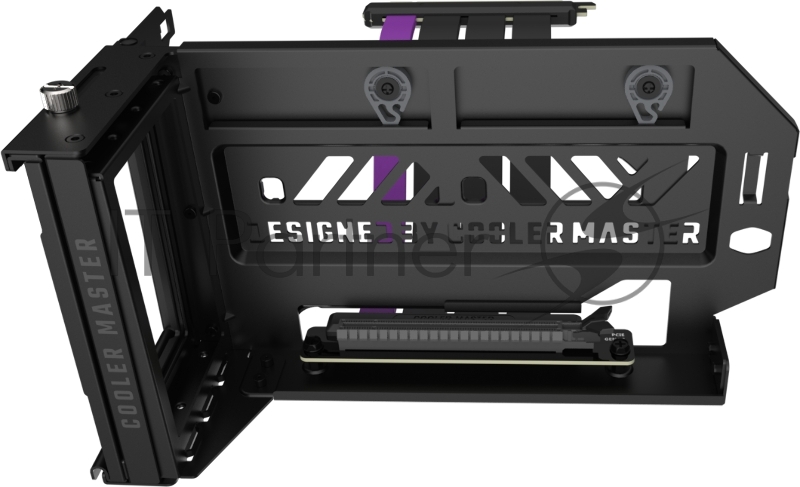 Cooler Master Vertical Graphics Card Holder Kit V3 with PCI-E 4.0 Riser Cable TBC Universal Vertical Graphics Card Holder Kit V3 with Riser Cable PCI-E 4.0 X16 (165 mm)