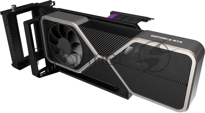 Cooler Master Vertical Graphics Card Holder Kit V3 with PCI-E 4.0 Riser Cable TBC Universal Vertical Graphics Card Holder Kit V3 with Riser Cable PCI-E 4.0 X16 (165 mm)