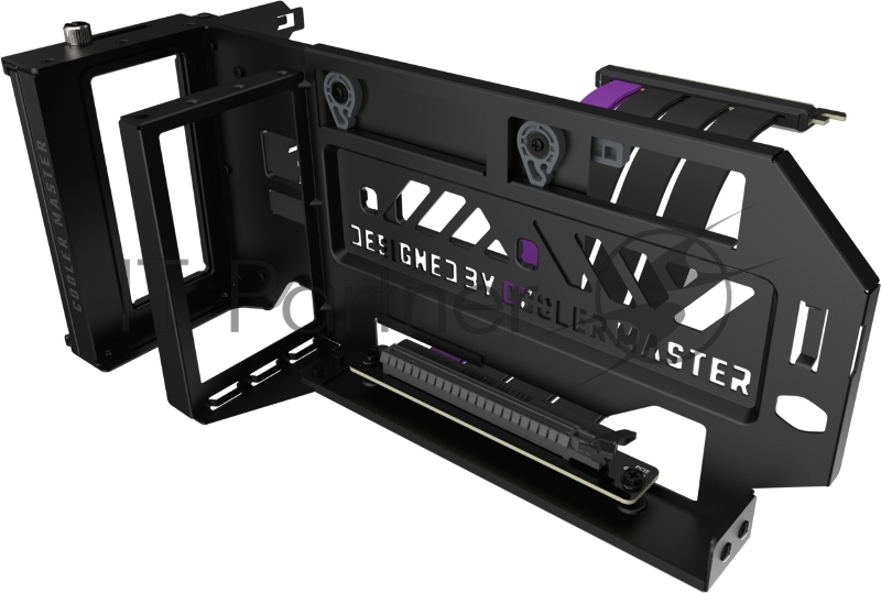 Cooler Master Vertical Graphics Card Holder Kit V3 with PCI-E 4.0 Riser Cable TBC Universal Vertical Graphics Card Holder Kit V3 with Riser Cable PCI-E 4.0 X16 (165 mm)