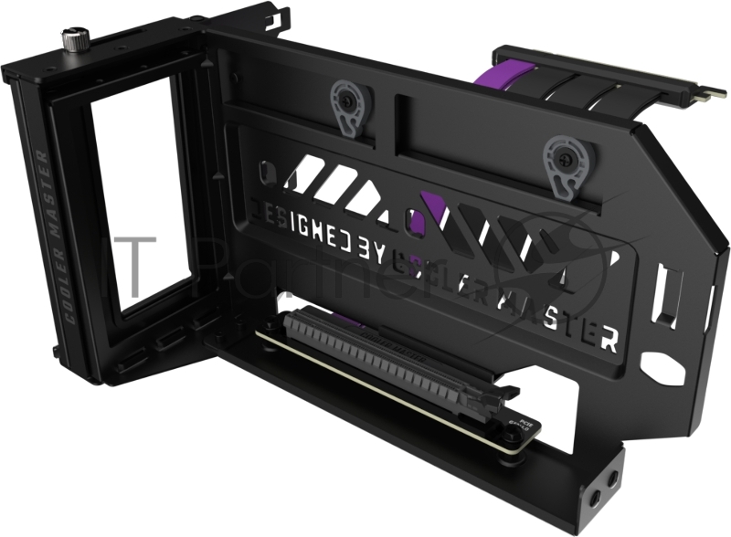 Cooler Master Vertical Graphics Card Holder Kit V3 with PCI-E 4.0 Riser Cable TBC Universal Vertical Graphics Card Holder Kit V3 with Riser Cable PCI-E 4.0 X16 (165 mm)