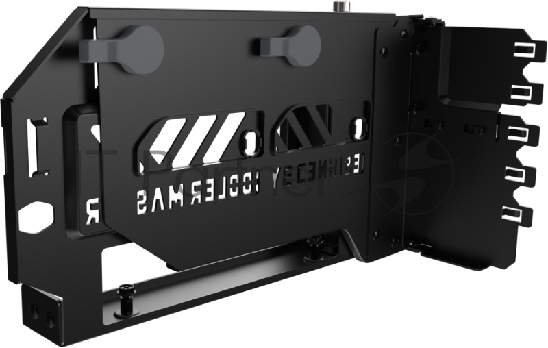 Cooler Master Vertical Graphics Card Holder Kit V3 with PCI-E 4.0 Riser Cable TBC Universal Vertical Graphics Card Holder Kit V3 with Riser Cable PCI-E 4.0 X16 (165 mm)