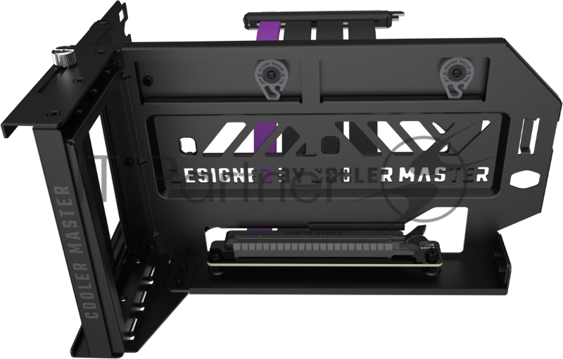 Cooler Master Vertical Graphics Card Holder Kit V3 with PCI-E 4.0 Riser Cable TBC Universal Vertical Graphics Card Holder Kit V3 with Riser Cable PCI-E 4.0 X16 (165 mm)