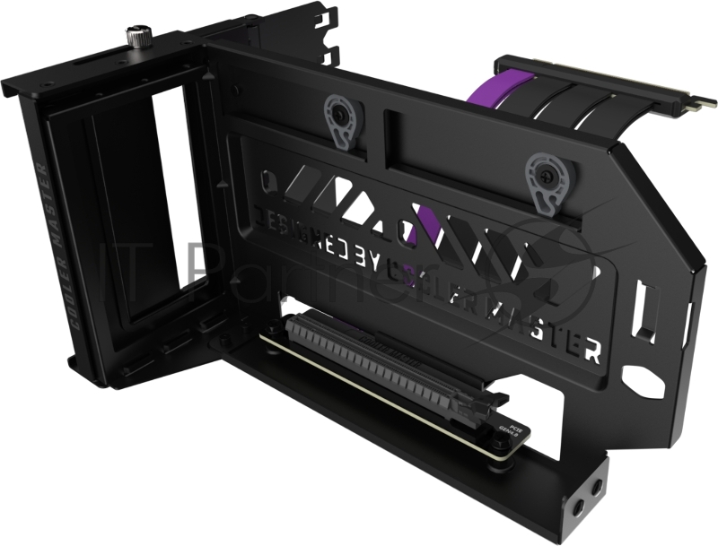 Cooler Master Vertical Graphics Card Holder Kit V3 with PCI-E 4.0 Riser Cable TBC Universal Vertical Graphics Card Holder Kit V3 with Riser Cable PCI-E 4.0 X16 (165 mm)