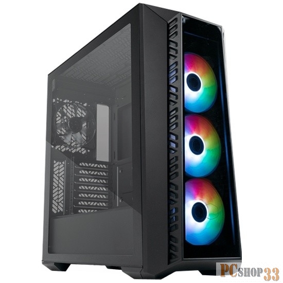 Cooler Master MasterBox 520 U3x1,U3.1type Cx1,Audio,ARGB fanx3,front TG panel