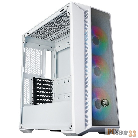 Cooler Master MasterBox 520Mesh White USB3.0x1,USB3.1type Cx1,Audio,ARGB fan x3,white,front Mesh panel