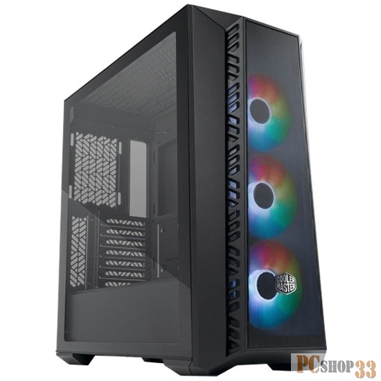 Cooler Master MasterBox 520Mesh USB3.0x1,USB3.1type Cx1,Audio,ARGB fanx3,front Mesh panel