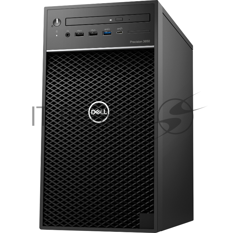 Персональный компьютер/ DELL PRECISION T3650 MT/Core i7-10700k/32GB/256GB SSD/1TB HDD/NVIDIA RTX A4000 16GB/KEYB RUS+mice/Linux/1Y (ОС:NO Keyb:RUS, Powercord EU)