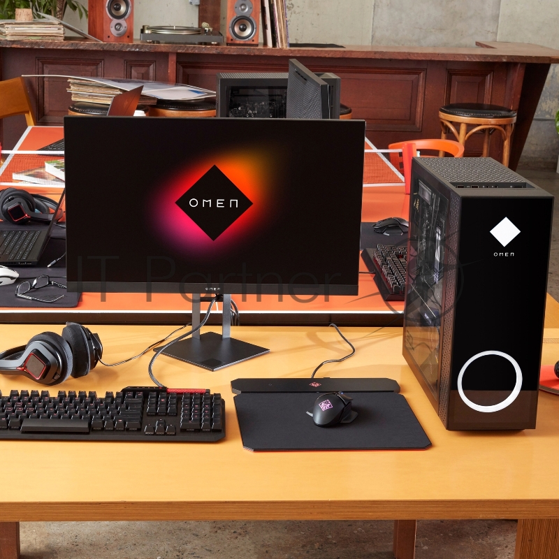 Персональный компьютер/ HP Omen GT13-1154 Tower AMD Ryzen 7 5800X(3.8Ghz)/16384Mb/1024PCIS RTX 3080(10240Mb)/WiFi/war 1y/Win11Home + No KBD, no MOUSE