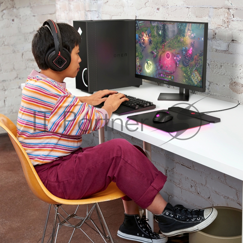 Персональный компьютер/ HP Omen GT13-1154 Tower AMD Ryzen 7 5800X(3.8Ghz)/16384Mb/1024PCIS RTX 3080(10240Mb)/WiFi/war 1y/Win11Home + No KBD, no MOUSE