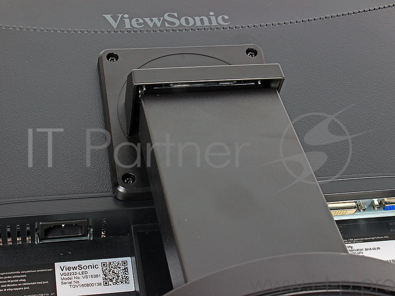 Монитор 21.5 ViewSonic VG2233-LED Black 1920x1080, 5ms, 250 cd/m2, 1000:1 (DCR 20M:1), D-Sub, DVI,