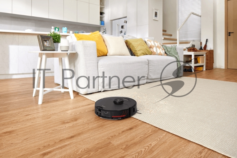 Робот-пылесос roborock S7 MaxV Ultra Black модель S270RR+EWFD01HRR (док-станция автовыгрузки мусора, мойки и наполнения) (РУ версия)