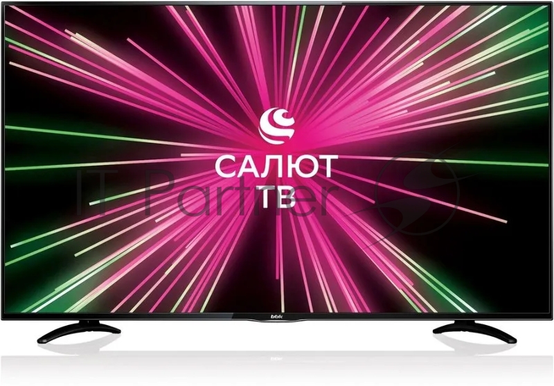 Телевизор LED BBK 50 50LEX-8389/UTS2C Салют ТВ черный 4K Ultra HD 50Hz DVB-T2 DVB-C DVB-S2 USB WiFi Smart TV (RUS)