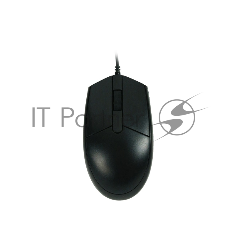 Мышь/ Optical mouse M120, USB wired, 3button, 1000DPI, 1.8m, black, Foxline