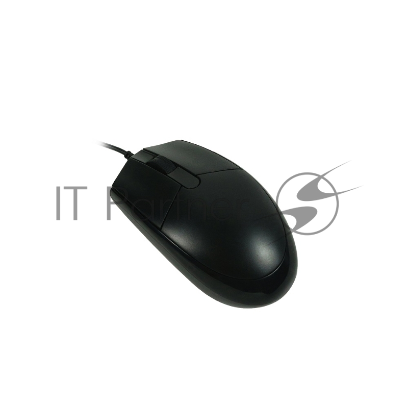 Мышь/ Optical mouse M120, USB wired, 3button, 1000DPI, 1.8m, black, Foxline