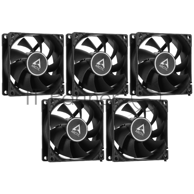 Вентилятор корпусной ARCTIC SF8 PWM PST (Black) Value pack (5pc) (ACFAN00261A)