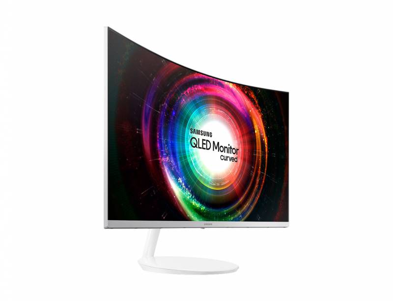 Монитор 26.9 Samsung C27H711QEI gl.WHITE VA, CURVED, 2560x1440, 4ms, 300 cd/m2, 3000:1 (Mega DCR),