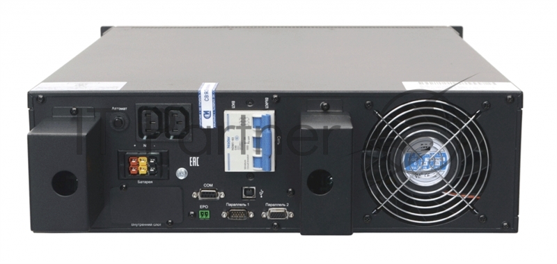 ИБП двойного преобразования Связь инжиниринг, 6000ВА/5400Вт, напольный/в стойку(3U), клеммная колодка + 2xC13,3 в 1, без АКБ, SNMP слот, 2 года гарантия, Россия (АПСМ.435341.009-02)