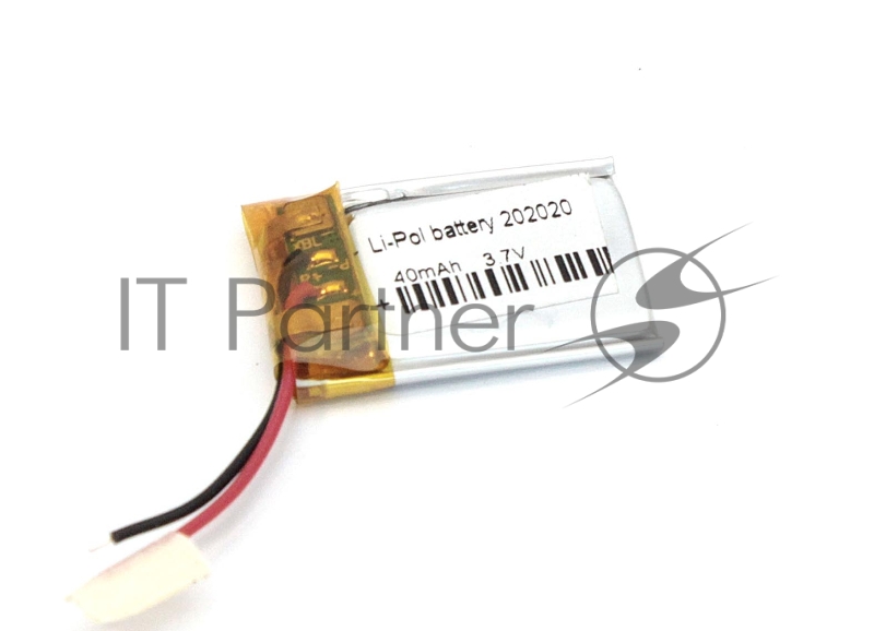 Аккумулятор Li-Pol (батарея) 2*20*20мм 2pin 3.7V/40mAh